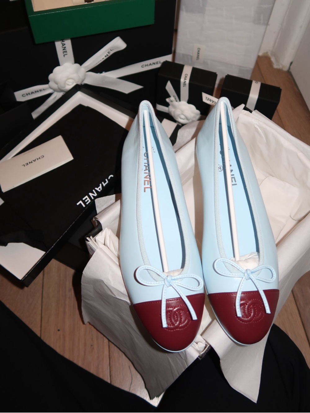 Chanel 26S Blue Ballerina Flats | NIB - Picture 3 of 4